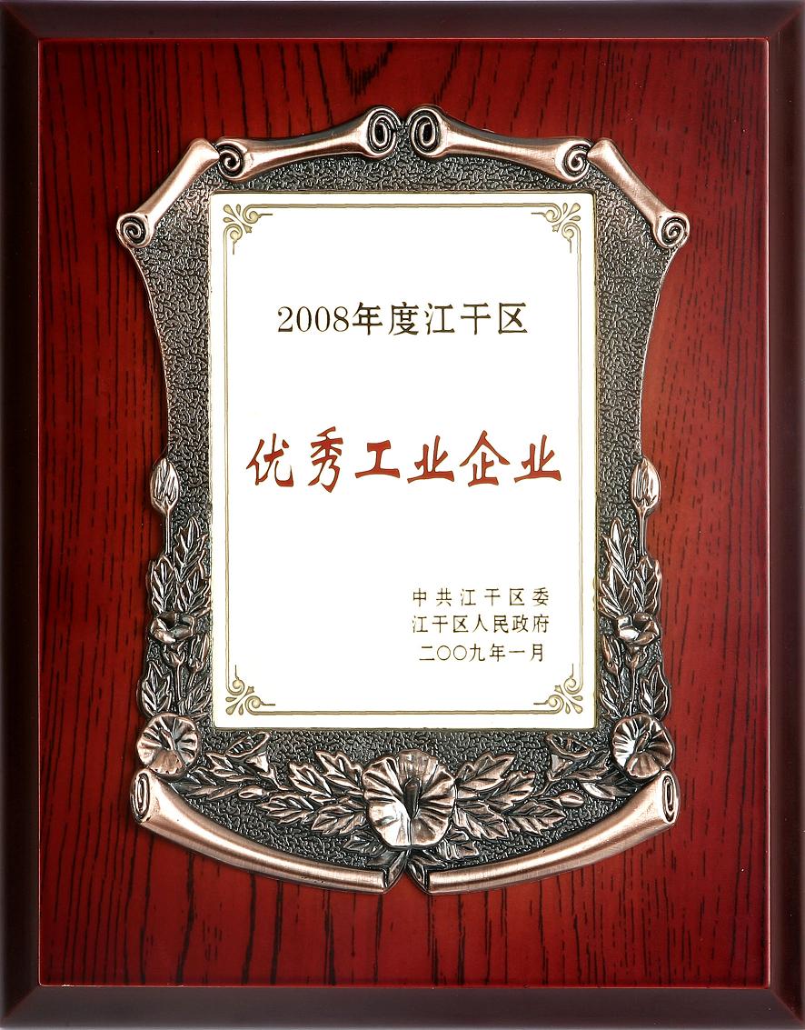 2008年度優(yōu)秀工業(yè)企業(yè)