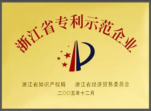 浙江省專利示范企業(yè)